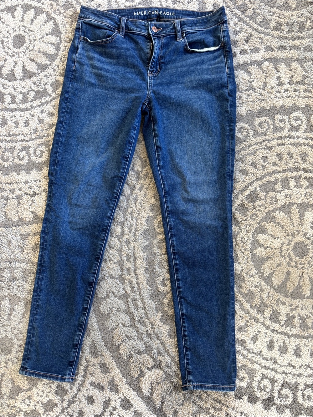 American Eagle Outfitters Dark Blue Skinny Jeans size 10